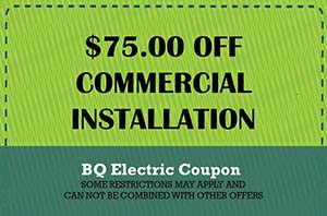 BQ Electric Commercial Installation Coupon