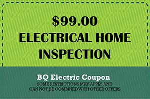 BQ Electric Home Inspection Coupon